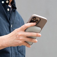 5000mAh 20W  Hoveo支架款磁吸行動電源支援MagSafe 淺灰