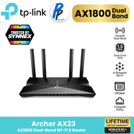 TP-Link Archer AX23 AX1800 Dual-Band เราเตอร์ไวไฟ6 (ไม่รองรับการใส่ซิม) สนุกกับเกมส์ออนไลน์ สตรีมมิ่