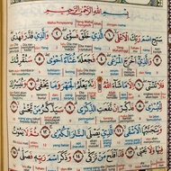 ;; AlQuran Nahwu Al Arobiyyah A5 HC AlQosbah AlQuran Terjemah Perkata