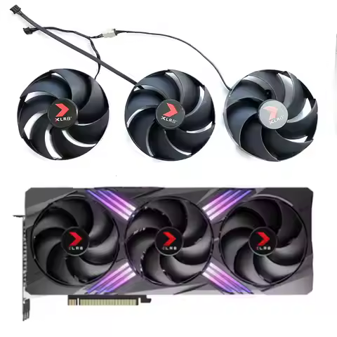 New Cooler Fan 95MM 4PIN FD10020M12D for PNY GeForce RTX 4070 Ti 4080 4090 XLR8 RTX 4070 Ti RTX 4080
