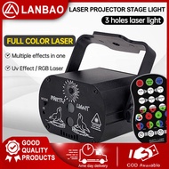 240 Patterns Stage Light 8 Hole Laser Stage Lights Party Projector Lights Disco Light Party Home KTV