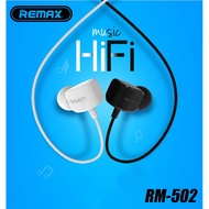Original Remax Earphone RM-502 Stereo Bass Earbuds Headset In-Ear