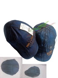 Topi Copet Bahan Jeans / Topi Flatcap / Topi Pelukis / Topi Kodok / Topi Patino Cidyn / Topi Sutrad