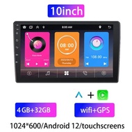 【Pasang di rumah】Dual Kipwith cooling system 4G+32G IPS Screen Head Unit 7/9/10 Inch Car Android 14 