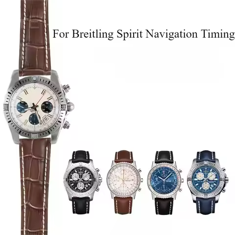 For Breitling Series Pilots, Italian Avengers, Air Timing, Ocean Culture, High Quality Genuine Leath