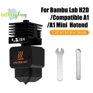 [spring-t] For Bambu Lab H2D Hotend Kit High Flow Hardened Steel 0.2/0.4/0.6/0.8mm Hotend Nozzle Rep