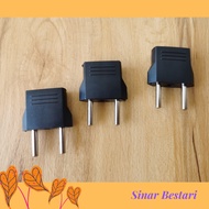 2 Pin to 2 Pin / US to EU Travel AC Power Socket Plug Adapter Converter sobo EXTENSION CONVERTER