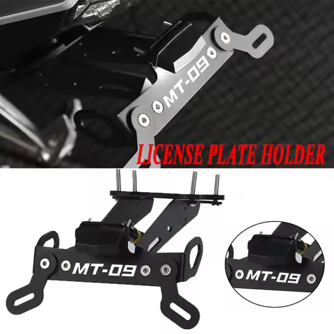 2023 2024 Motorcycles License Plate Bracket Holder FOR YAMAHA MT-09 MT-09SP 2021-2022 LICENSE PLATE
