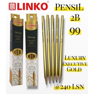 (12pcs) 2B GOLD PENCIL LINKO GOLD 2B PENCIL/
