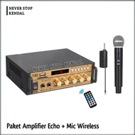 Karaoke Amplifier + Wireless Mic Package