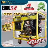 EUROX/// TDH2501 4-Stroke Design Portable Diesel Generator 2000w