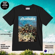 AUSTRALIAN SOUVENIR T-SHIRT 10 WEAR ORIGINAL AUSTRALIA LABELTAG PREMIUM GIFT SOUVENIR CLOTHES
