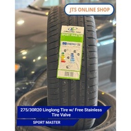 275/30R20 Linglong Tire SPORT MASTER w/ Free Stainless Tire Valve