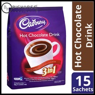 Cadbury Hot Chocolate Drink 3in1 (15sachets x 30g)