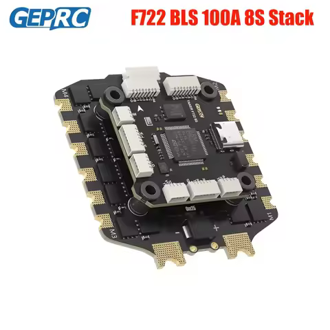 GEPRC TAKER F722 BLS 100A 8S Stack MCU STM32F722 F722 8S Flight Controller and BLS 100A 4IN1 ESC for