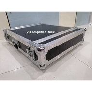 2RU 2U Power Amplifier Flight Case TourCase Amplifier Rack