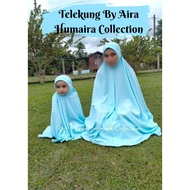 telekung Cey embroidery /cotton rubia by Aira Humaira Collection