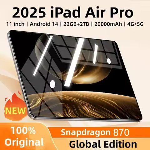 2025 Original iPad Air Pro Tablet PC Android14 22GB+2TB 20000mAh Snapdragon870 Tablet PC 5G Dual SIM