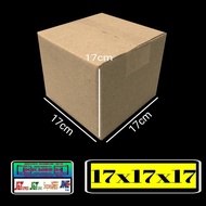 Cardboard packing 17x17x17 cardboard box mini cardboard/ medium cardboard/ cardboard