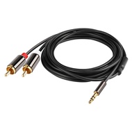 Aux To RCA Stereo Cable Aux Cable For TV To Speaker