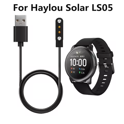 USB Charging Cable For Xiaomi Haylou Solar LS05 Smart Watch Fast Charger For Ticwatch GTX YAMAY SW02