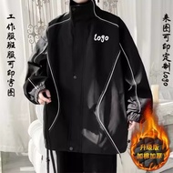 Cotton Jacket Customized logo Printed Pattern Workwear Loose Customized Workwear Jacket Waterproof A