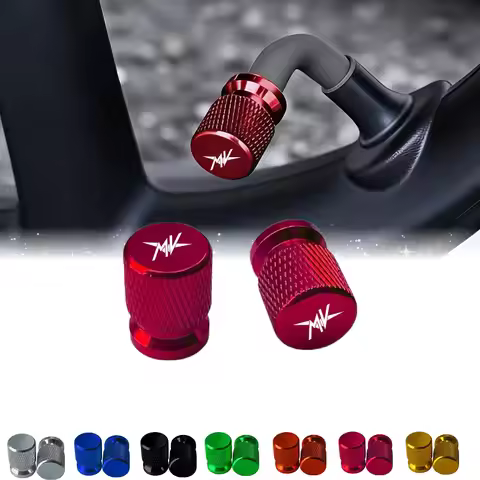 For MV Agusta F3 675 800 Brutale 800 1000 Turismo Veloce RC Motorcycle Wheel Valve Caps 2pcs, Tire V