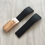 Rubber Silicone Strap Substitute ROLEX Oyster Style Permanent Submariner Daytona ROLEX Strap 20mm 21