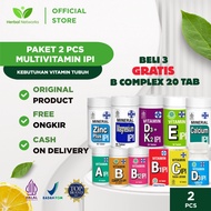 [2 PCS PACKAGE] IPI Vitamins All Variants D3 1000 Magnesium/s D3+K2/s Zinc Plus/s A/s B12/s E/s Calc