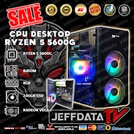 Gaming Cpu Ryzen 5 5600g b450m 8gb ram 240gb ssd Radeon Vega 7 power cord