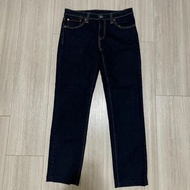 Levi's levis 04511-2406 W30 L32 深藍低腰窄版原色牛仔褲 511 510 522