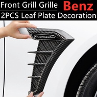 2Pcs Front Side Universal Fashion Leaf Plate Decoration Flank Fender Motors Modified Wing Fender Air