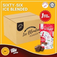 CARTON Sixty-Six 66 Ice Blended Powder Serbuk Air Balang Serbuk Ice Cream Powder Serbuk Coklat Vanil
