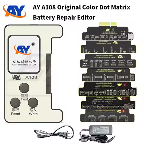 AY A108 Original Color Dot Matrix Repair Module for IPhone X-14PM Original Color Face ID Repair Batt