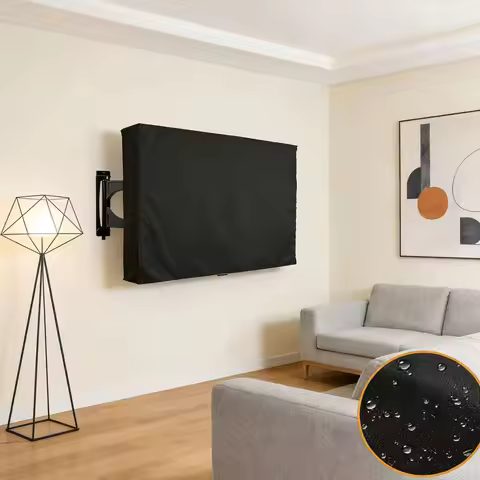 Villa TV Cover Weatherproof and Dustproof Outdoor TV Cover Multi-size Protection TV Screen Garden Te