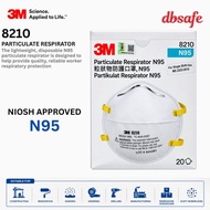 [READY STOCK] 3M 8210 N95 Particulate Disposable Respirator /Mask