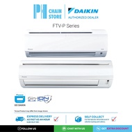 (COURIER SERVICE) DAIKIN FTV28P FTV35P FTV50P FTV60P FTV85P 1.0HP-3.0HP R32 NON INVERTER WIFI AIR CONDITIONER