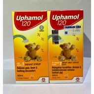 UPHAMOL 120 INFANT SYRUP Orange Flavour