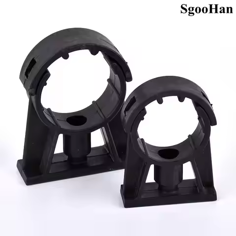 I.D 20-63mm Water Snap-in type PVC Pipe Clamp Large Vibration Pipeline Tube Holder Garden Irrigation