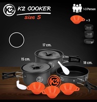 ชุดหม้อ K2 Cooking Set-(Saraburi Outdoor)