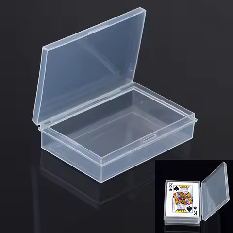 1PC Plastic Box Playing Cards Container PP Storage Case Packing Poker Box