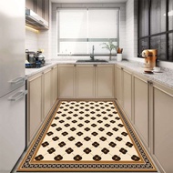 😍🤩 NORDIC STYLE Karpet Getah Cantik Kalis Air  Moden Rumah Dapur Anti-Slip