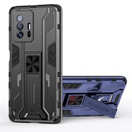 For Xiaomi 11T / 11T Pro Hybrid Shockproof Armor Case Kickstand Phone Cover