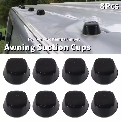 8Pcs RV Awning Suction Cup Caravan Motorhome Awning Privacy Shower Curtain Suction Cup For Dometic K