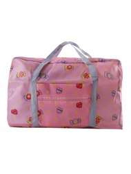 Unisex Travel Luggage Zipper Tote Bag, Multifunctional Large Capacity For Easy Outdoor Storage, Ligh