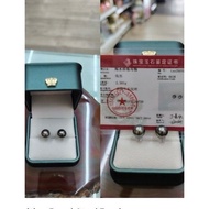18K Gold Tahitian Stud Earrings