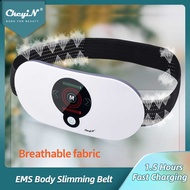 CkeyiN Muscle Stimulator Slimming Belt Body Massager Cellulite Burning Abdominal Home Fiess EMS Los