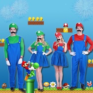 Crazy Party Halloween Popular Cute Adult Japanese Super Mario Costume Super Mario Cos Costume Drag Party Mario Brothers Adult Christmas Costumes Campus Stage Performance Costumes