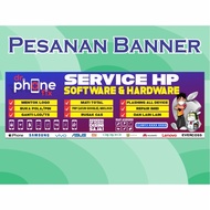 PESANAN BANNER SERVICE HP BANNER KONTER PULSA