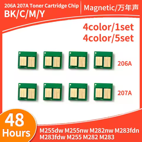 206A 207A W2110A W2210A W2110 W2210 Toner Cartridge Chip compatible For HP M255dw M255nw M282nw M283